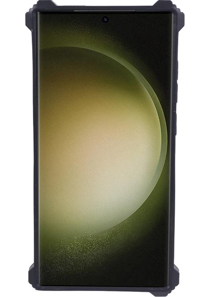 Samsung Galaxy S24 Ultra Kamuflaj Plastik+Tpu Cep Army Green Telefon Kılıfı (Yurt Dışından)