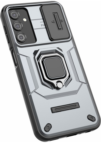 Samsung Galaxy A24 4g/5g Pc+Tpu Düşme Geçirmez sı Slayt Lens Koruması Grey Arka Kabuk Telefon Kılıfı (Yurt Dışından) fiyatları
