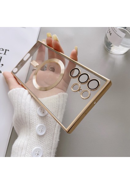 Samsung Galaxy S24 Magsafe Tpu Elektroklokal Ayakla Uyumlu Ultra Telefon Kılıfı (Yurt Dışından) fiyatları