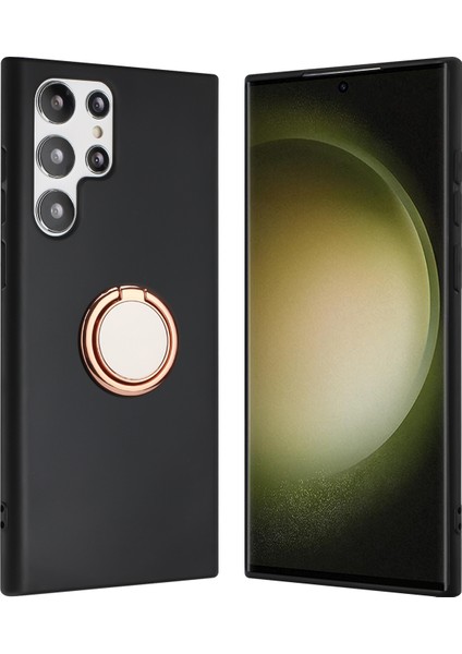 Samsung Galaxy S24 Ultra Mat Tpu Yüzüğü Shell Rose Gold Telefon Kılıfı (Yurt Dışından) fiyatları