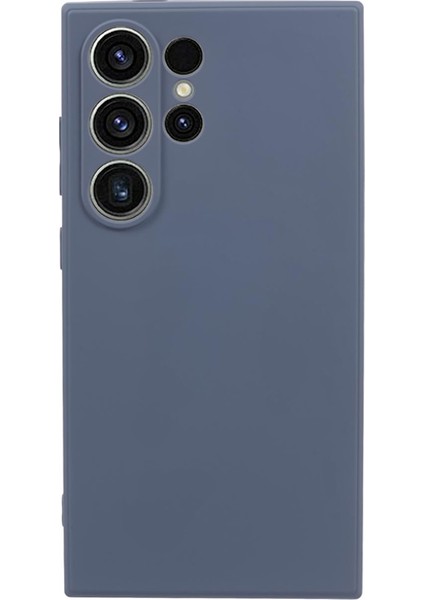 Samsung Galaxy S24 Ultra Tpu sı Yumuşak Fiber Astar Damla Koruma Lavanta Gri Telefon Kılıfı (Yurt Dışından)