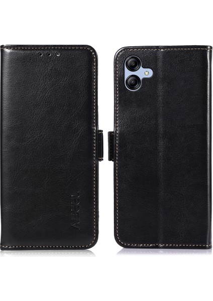 Samsung Galaxy A05 4g Tam Koruma Deri Black Telefon Kılıfı (Yurt Dışından)