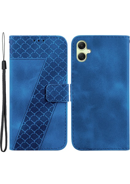 Samsung Galaxy A05 4g 4g Pu Deri 7 Şekilli Baskılı Karanlık Telefon Kılıfı (Yurt Dışından)
