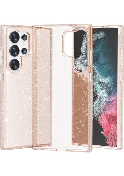 Samsung Galaxy S24 Ultra Cratch Glitter Sold Telefon Kılıfı (Yurt Dışından)