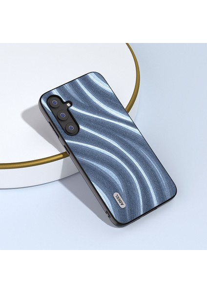 Samsung Galaxy S23 Fe Pu Deri Kaplamalı Pc+Tpu Telefon Kılıfı (Yurt Dışından)