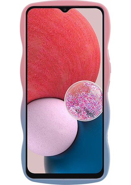 Samsung Galaxy A13 4g Wavy Edge Slip +Sky Telefon Kılıfı (Yurt Dışından)