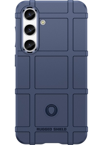 Samsung Galaxy S24 Esnek Tpu sı Kare Izgara Dokusu Kabuğu Telefon Kılıfı (Yurt Dışından)