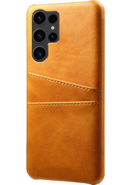 Samsung Galaxy S24 Ultra Geri Koruyucu Pu+Çift Sabit Pc Telefon Kılıfı (Yurt Dışından) fiyatları