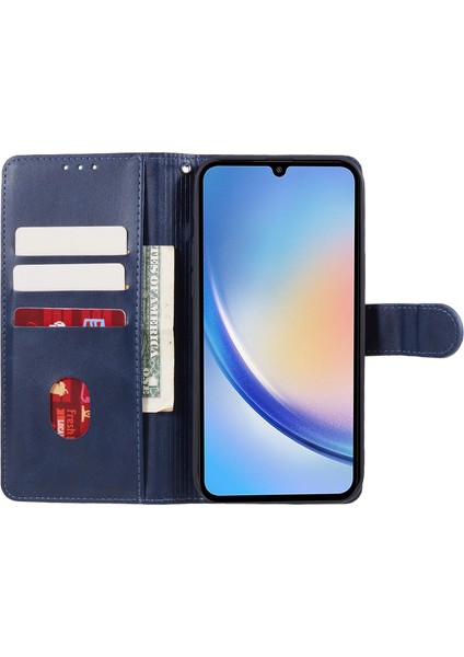 Samsung Galaxy A05 4g Manyetik Kıta Pu Deri Telefon Kılıfı (Yurt Dışından)