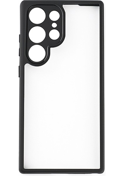 Samsung Galaxy S24 Ultra Net Tasarım Ince Uygun Tpu+Pc Kabuğu Telefon Kılıfı (Yurt Dışından)