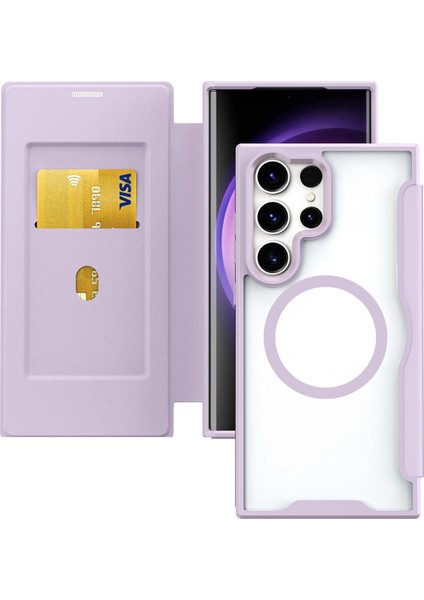 Samsung Galaxy S23 Ultra Damla Koruma Rfıd Koruyucusu Magsafe Uyumlu Telefon Kılıfı (Yurt Dışından)