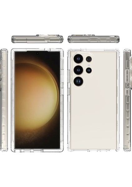 Samsung Galaxy S24 Ultra Gradyan Güçlendirilmiş Tpu+Pc Pet Screen Film Red Telefon Kılıfı (Yurt Dışından) fiyatları