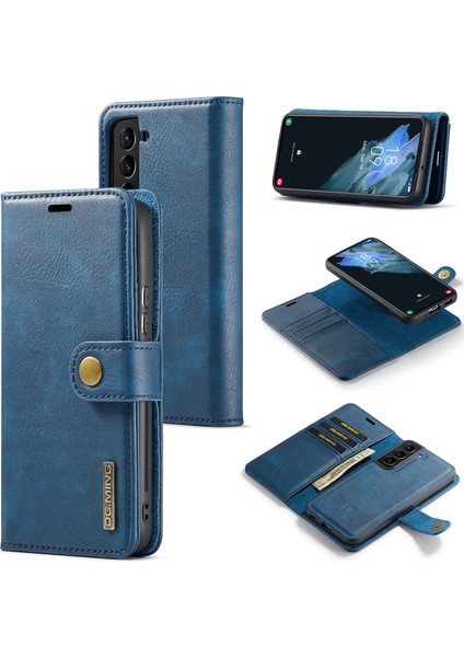 Samsung Galaxy S24 Için+ Bölünmüş Deri Çıkarılabilir Örtü Telefon Kılıfı (Yurt Dışından)