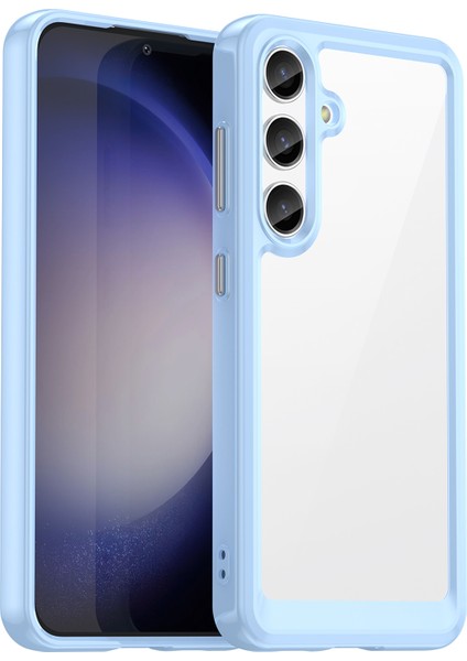 Samsung Galaxy S24+ Tpu+ Akrilik Çizelge Geri Koruyucu Telefon Kılıfı (Yurt Dışından)
