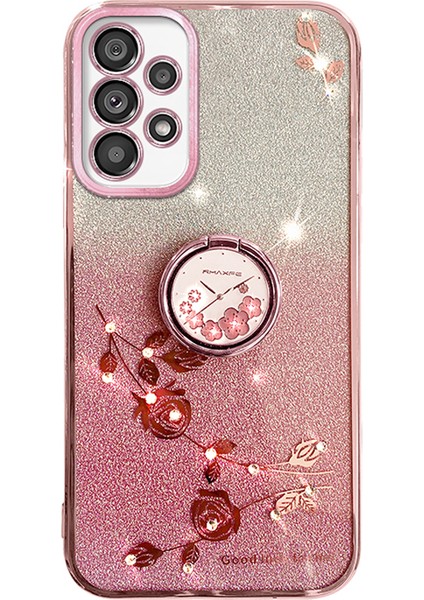 Kadem Tpu Samsung Galaxy A23 4G/A23 5g (Global rsiyon) Ring Golü Telefon Kılıfı (Yurt Dışından)