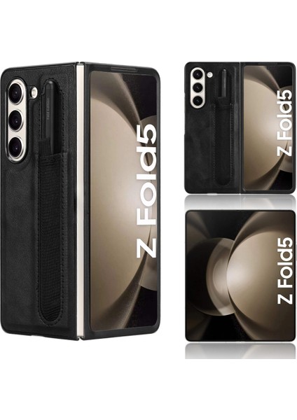 Samsung Galaxy Z Fold5 5g Retro Doku Pu Deri+Pc Telefon Kılıfı (Yurt Dışından)