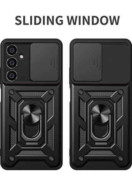 Samsung Galaxy M54 5G/F54 5g Ring Pc+Tpu Akıllı Telefon Kılıfı (Yurt Dışından)