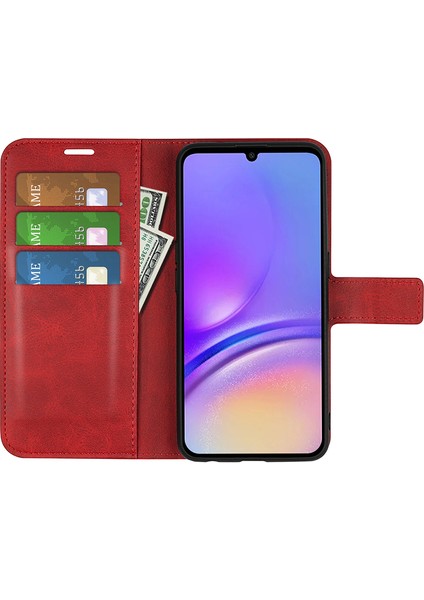 Samsung Galaxy A05 4g Buzağı Dokusu Pu Deri ı Telefon Kılıfı (Yurt Dışından)