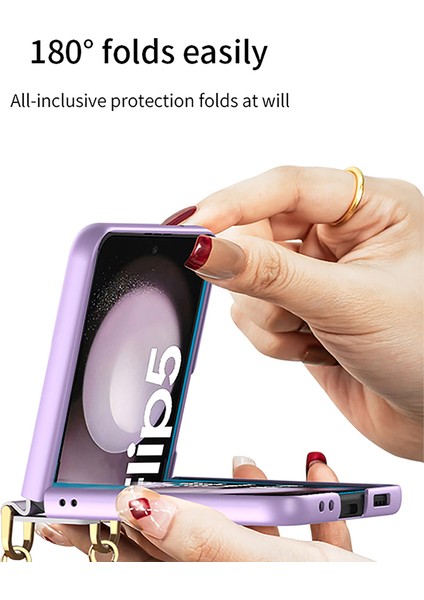 Samsung Galaxy Z Flip5 5g Sert Pc Süper Ince El Tasarım Küçük Ekranlı Film Telefon Kılıfı (Yurt Dışından) fiyatları