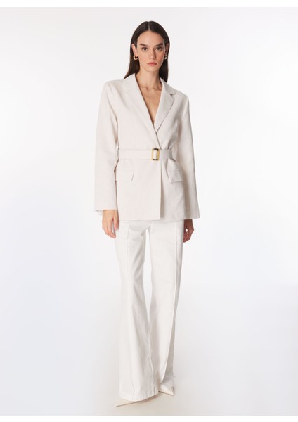 Kruvaze Açık Bej Kadın Ceket FC4SL-CKT0004 fiyatları