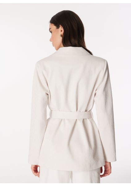 Kruvaze Açık Bej Kadın Ceket FC4SL-CKT0004 indirimleri