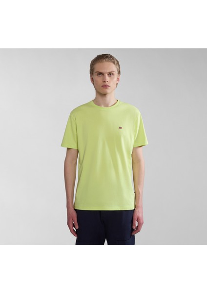 NP0A4H8DY1I1 Napapijri Salıs Ss Sum Erkek T-Shirt Sarı