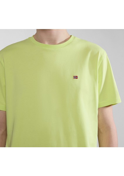 NP0A4H8DY1I1 Napapijri Salıs Ss Sum Erkek T-Shirt Sarı modelleri