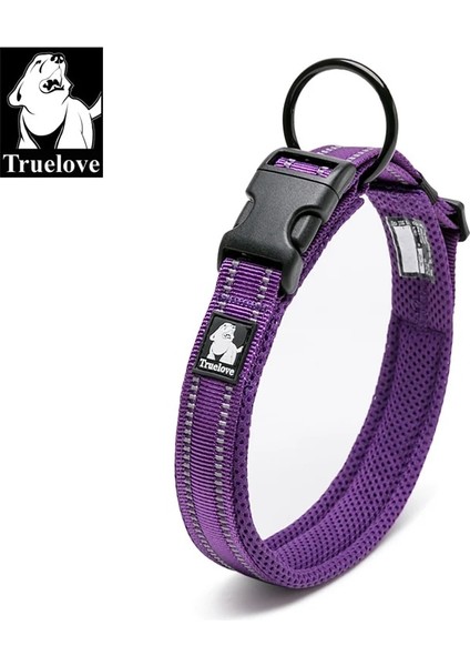 Mor Tarzı Xxl Truelove Ayarlanabilir Örgü Yastıklı Pet Köpek Tasması 3m Yansıtıcı Naylon Köpek Tasması Tüm Cinsler Için Tüm Hava Koşullarında Dayanıklı Ağır Hizmet 8size (Yurt Dışından)