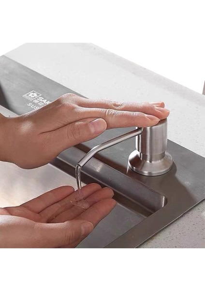 Pro Nikel Stili Ekonomik Mutfak Lavabo Sabunluk Sıvı Deterjan Şişesi Tutucu Bulaşık Makinesi Tezgahı El Basın Yıkama Bulaşık Pompaları (Yurt Dışından) modelleri