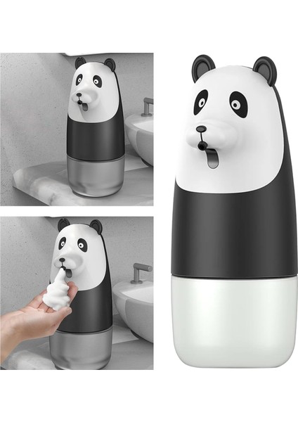 Karikatür Panda Fotoselli Otomatik Sabunluk Kızılötesi Köpük Dağıtıcılar Ofis Ev Için El Yıkama Makinesi (Yurt Dışından)