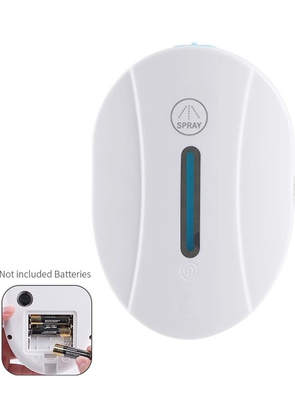 Pil Püskürtme Stili Ev USB Şarj Edilebilir Mutfak Banyo Aksesuarları Otomatik Duvara Monte Sabunluk Abs Ofis Fotoselli Akıllı Sensör (Yurt Dışından)