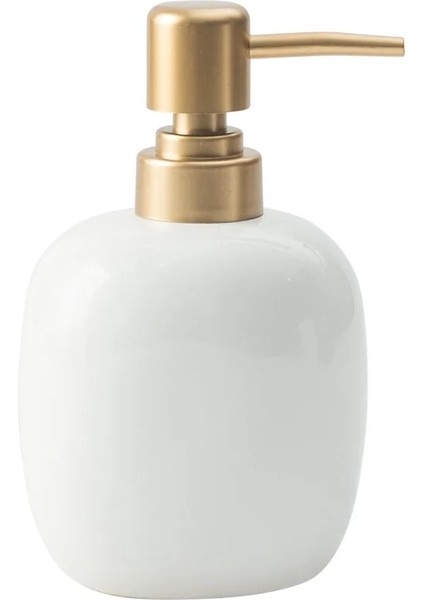 450ML Tarzı Iskandinav Seramik El Dezenfektanı Şişesi Sabunluk Ev Otel Basın Boş Şişe Şampuan Su Şişesi Altın Basın Kafası WJ903 (Yurt Dışından)