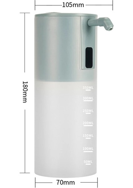 Siyah Stil Otomatik Sensör Köpük Sabunluk USB Fotoselli Akıllı El Sıvı Dezenfektanı Hızlı Köpük Duvara Monte Banyo Aksesuarları (Yurt Dışından)