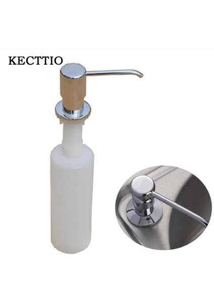 Mor Tarzı ml Lavabo Sıvı Temizleyici Dispensador Deterjan Şampuan Sabunluk Fırçalanmış Nikel Kafa Abs Şişe Mutfak Banyo Için (Yurt Dışından) modelleri