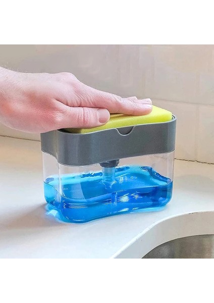 Bir Stil Süngerli Sabunluk Pompası Manuel Pres Temizleme Sıvısı Dispenseri Konteyner El Dispenseri Sıvı Sabunluk (Yurt Dışından) fiyatları