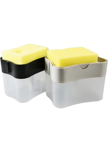 Bir Stil Süngerli Sabunluk Pompası Manuel Pres Temizleme Sıvısı Dispenseri Konteyner El Dispenseri Sıvı Sabunluk (Yurt Dışından) fırsatları