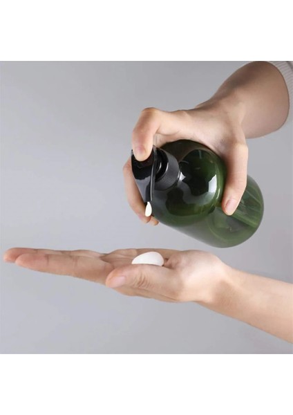 YEŞIL-300ML Stili Banyo Sabunu Dispenserleri Şampuan Vücut Sabunu Şişesi Banyo Sabunu Jeli ve Kozmetik Kabı Için Boş ml (Yurt Dışından)