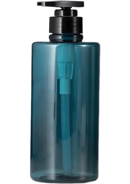 Mavi 500ML Stili 300 Mlml Pratik Duş Jeli Dağıtıcı Ampoo Dağıtıcı Şişe Vintage Ergonomik Geniş Ağızlı Şampuan Dağıtıcı Şişe (Yurt Dışından)