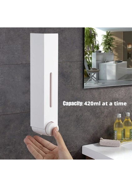 Altın1 Tarzı El Dezenfektanı Dispenseri Sıvı Sabunluk 420 ml Duvara Monte Banyo Losyonu Aile Otel Duş Jeli Banyo Aksesuarları (Yurt Dışından) fırsatları