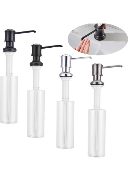 Siyah Mat Tarzı Sabunluk Siyah Mutfak Sabunu Deterjan Dispenseri Şişesi Sıvı Sabunluklar Pompa 500 ml Banyo Aksesuarı Setleri Inşa (Yurt Dışından) fiyatları