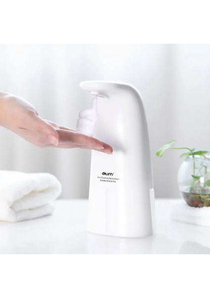Tip 2 Siyah Gümüş Tarzı Recableght 250 ml Su Geçirmez Sabunluk Fotoselli Otomatik Köpük El Yıkama Cihazı Daha Güvenli ve Sağlık Banyo Mutfak (Yurt Dışından)