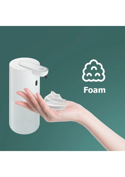 Form Stili Otomatik Sabunluk USB Şarj Akıllı Foamgel Makinesi Ev Otomatik Fotoselli Sensör Sabunluk El Dezenfektanı 400 ml (Yurt Dışından)