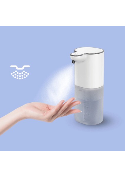 F-Gri Tarzı Otomatik Köpük Sabunluklar Fotoselli Sensör USB Şarj Banyo Ev Için Akıllı Yıkama El Makinesi (Yurt Dışından)