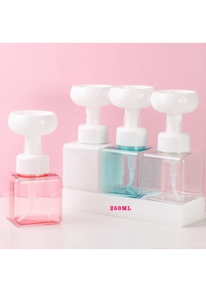 Yeşil Tarzı Yeni Sabun Şişesi Köpük Losyonlar Doldurulabilir Şişe Çiçek Pompası Kafa Sabun Şampuan Kozmetik Boş Şişe 250 ml (Yurt Dışından) fırsatları