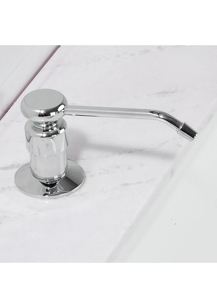 Pirinç Krom Stili Katı Pirinç Bulaşık Pompası Sabunluk Mutfak Lavabo Siyah Altın Sıvı Losyon Tutucu Silikon Tüp Seti Güverte Tezgahı Altında (Yurt Dışından) indirimleri