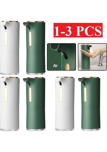 Beyaz 350ML Tarzı ml Otomatik Köpük Sabunluk Indüksiyon Fotoselli Kızılötesi Sensör Temizleyici Sıvı El Yıkama Makinesi El Dezenfektanı (Yurt Dışından) modelleri
