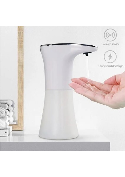 Sprey Tipi Tarzı Otomatik Sensörlü Sabunluk Dağıtıcı Püskürtücü Kızılötesi Sensör USB Şarj Edilebilir El Dezenfeksiyon Makinesi Ev Yatak Odası Aksesuarları (Yurt Dışından) fırsatları