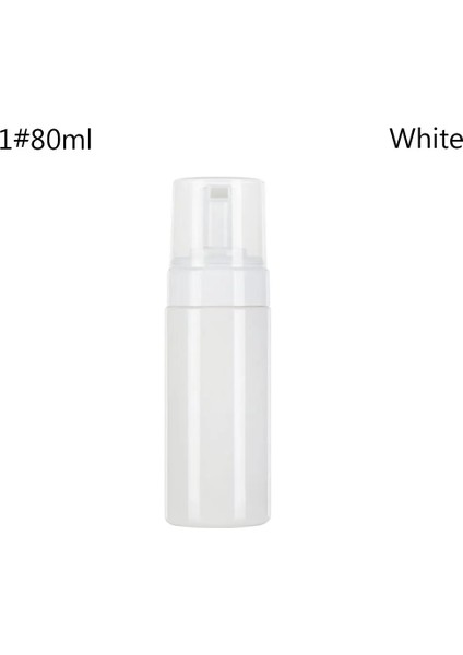 BEYAZ-1-80ML Tarzı ml Plastik Köpük Pompa Şişesi Boş Yüz Kirpik Kozmetik Şişe Temizleyici Sabunluk Köpük Şişesi (Yurt Dışından)