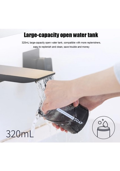 350ML Devre Kartı Stili Otomatik Sensör Köpük Sabunluk USB Fotoselli Akıllı El Sıvı Dezenfektanı Hızlı Köpük Duvara Monte Banyo Aksesuarları (Yurt Dışından) indirimleri