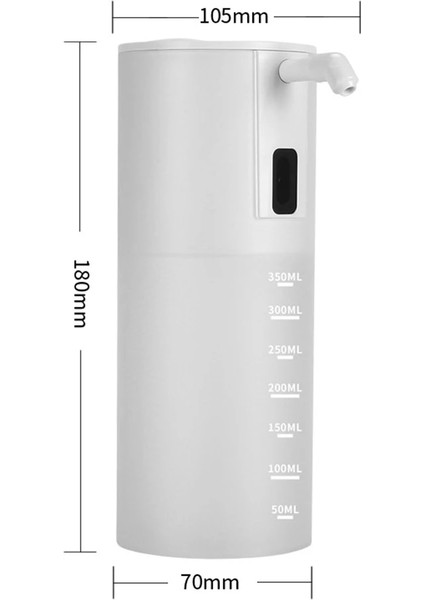350ML Devre Kartı Stili Otomatik Köpük Sabunluk Fotoselli Akıllı Hızlı Köpük Sensörü USB Kızılötesi Sıvı El Dezenfektanı Makinesi Banyo Için (Yurt Dışından)